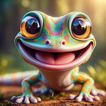 ai generated, nature, gecko